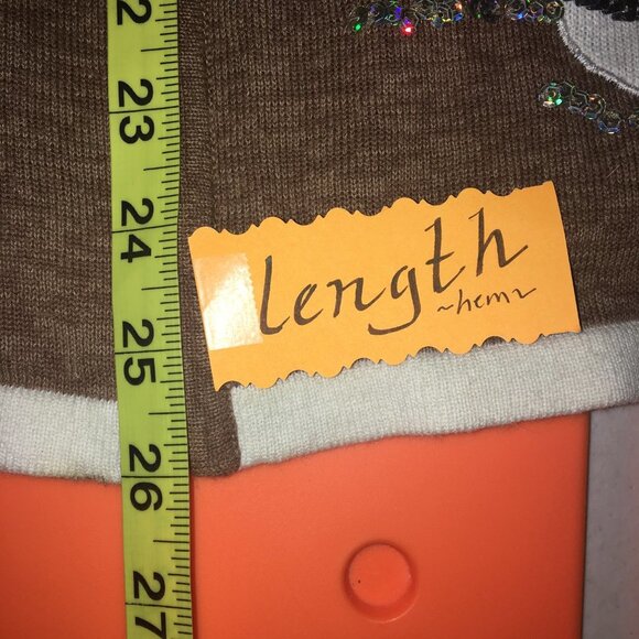 Mercer Street Studio Snowman Cardigan Medium Christmas Sweater - Picture 12 of 14